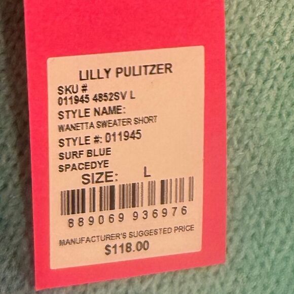 LILLY PULITZER MANETTA SWEATER SHORT NWT - Picture 5 of 7